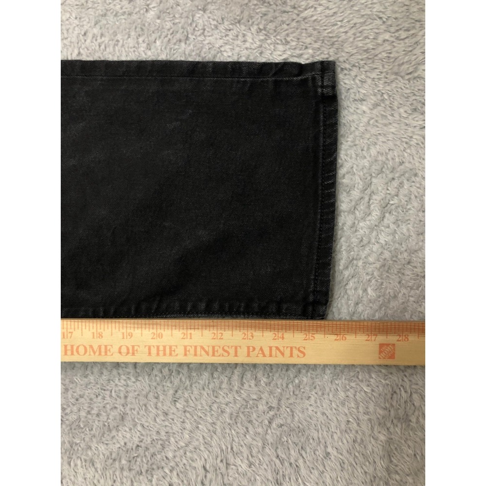 Levi's Jeans Women 30x25.5 (Tag 30x27) Black Ribcage Straight Ankle - Picture 13 of 14